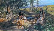 Henryk Siemiradzki Christ and Samarian oil painting reproduction